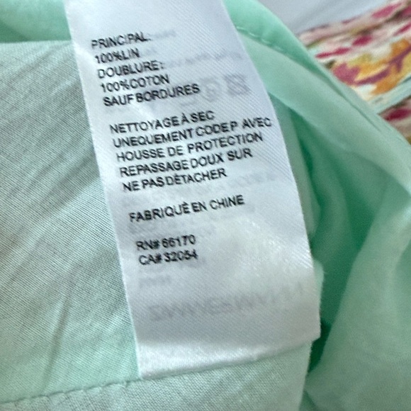 Zimmermann The Mae Cut-Out Floral Linen Mini Dress Size 1 - Picture 9 of 15